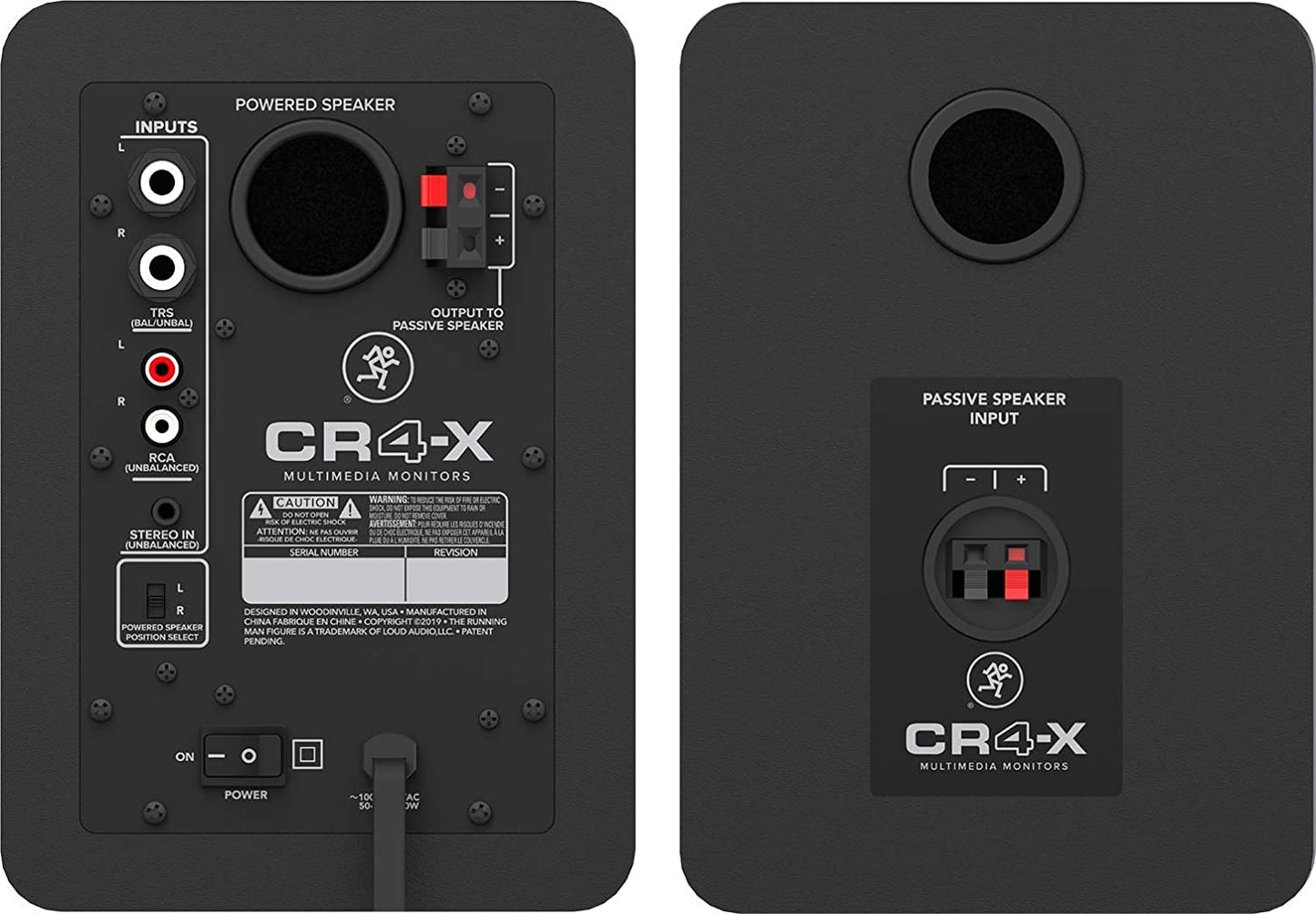 Mackie CR4-X 4" Monitor Speakers (Pair)