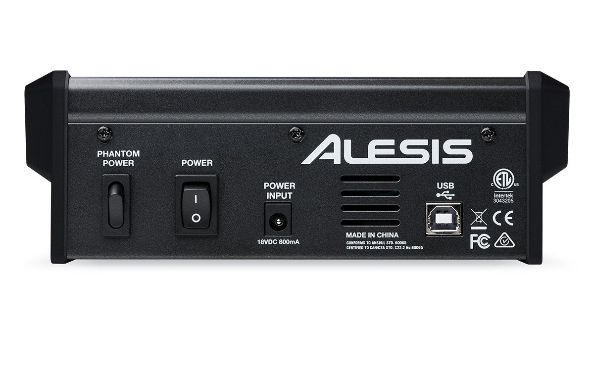 Alesis MultiMix 4 USB FX 4-Channel Mixer with Effects & USB Audio Interface