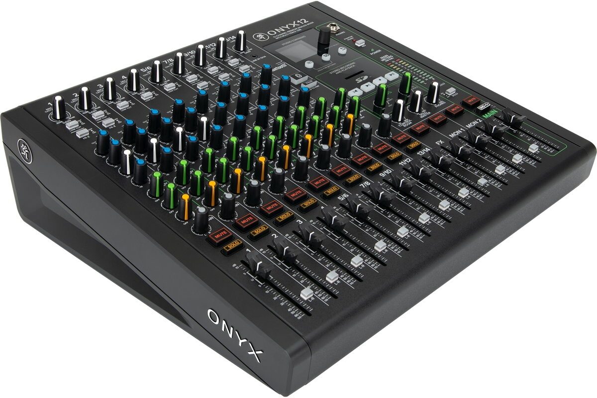 Mackie Onyx12 12-channel Analog Mixer with Multi-Track USB