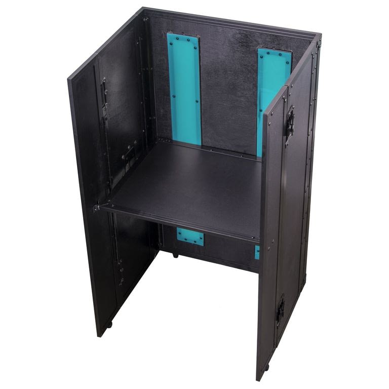 Odyssey 21″ Wide x 36″ Tall DJ Fold-out Stand with LED Panel