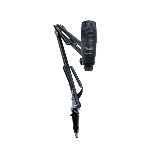 Marantz Professional Pod Pack 1 USB Microphone with Broadcast Stand and Cable